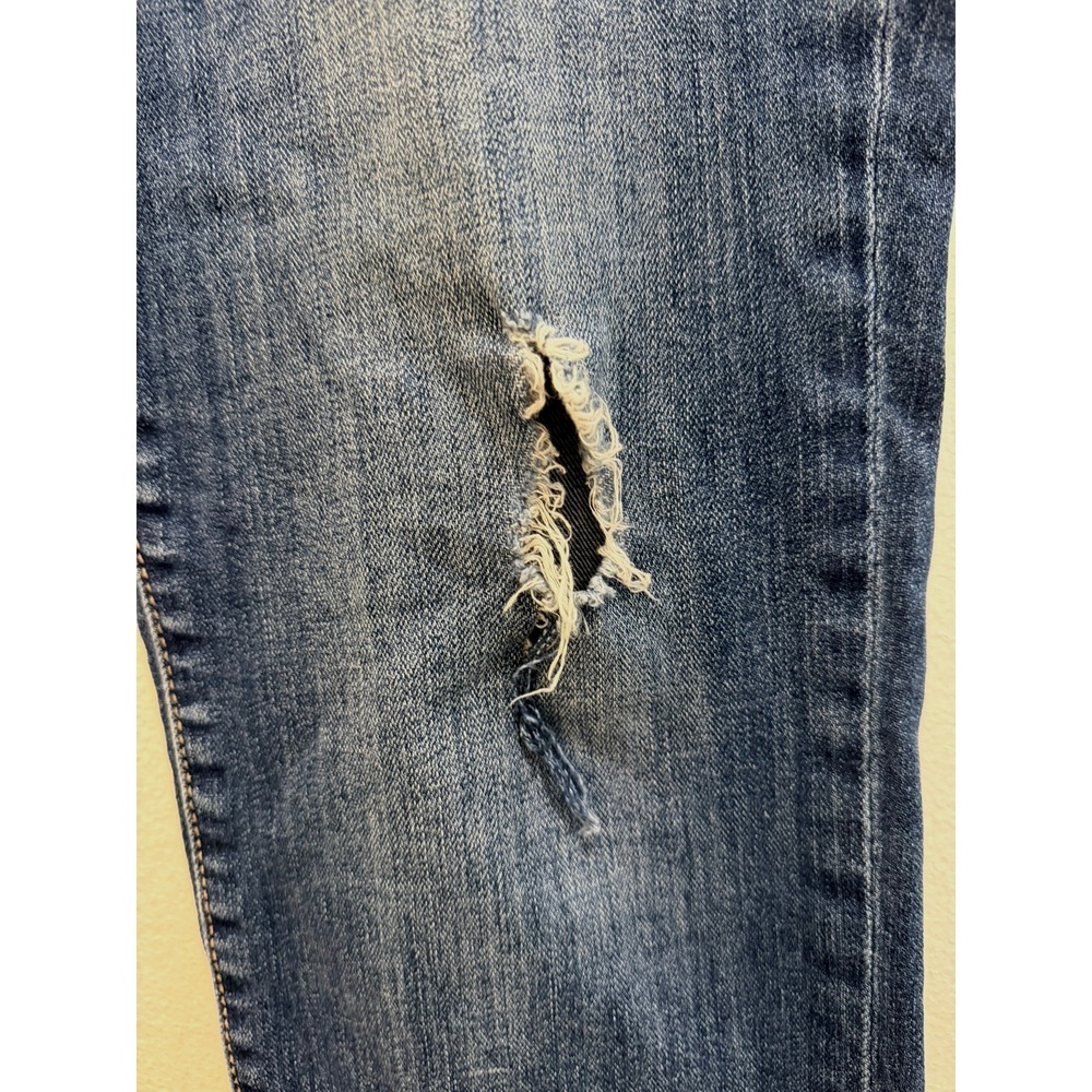 Kut from the Kloth Catherine Boyfriend Jeans Medium Wash Distressed Size 8 - Picture 3 of 10